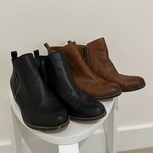 (2) Pairs Lucky Brand Ankle Boots
